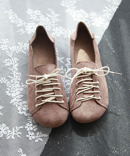 Green Suede 2026 Splicing Lace Up Penny Loafers
