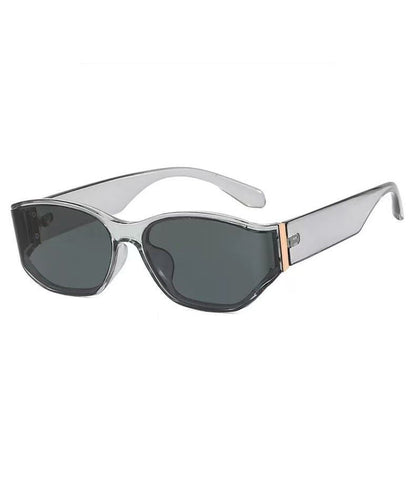 Grey Irregular Square Sunglasses Europe And America