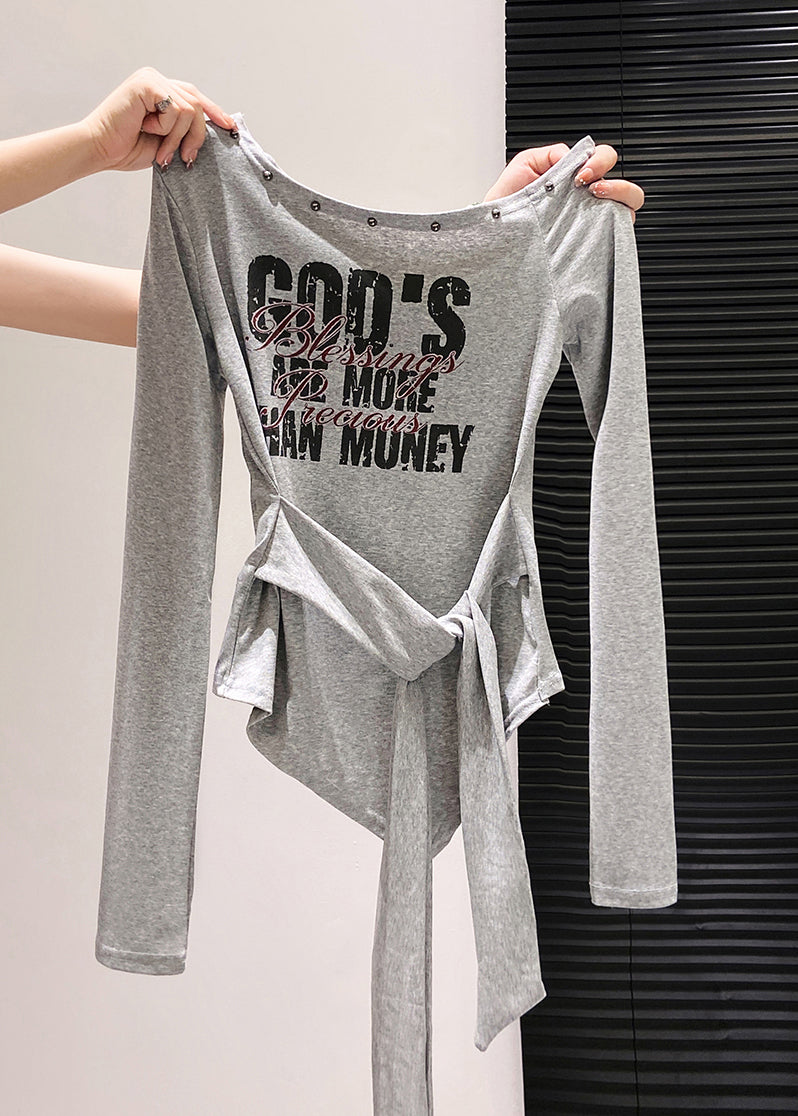 Blusas asimétricas blancas de un solo hombro hechas a mano para primavera