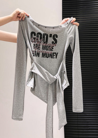 Blusas asimétricas blancas de un solo hombro hechas a mano para primavera