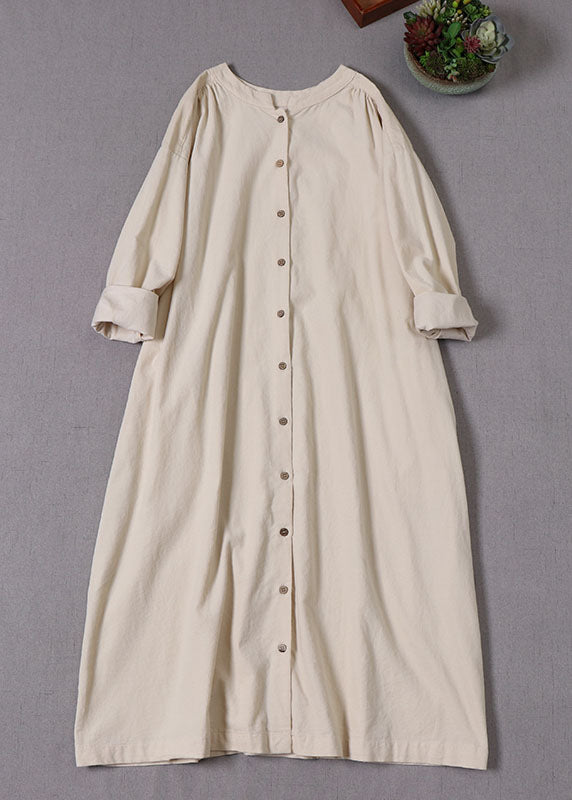 Italienischer Beige Cord-Cardigan mit Knöpfen, Frühling