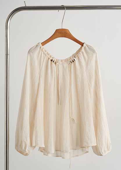 Camisas italianas de algodón con cordón rojo de gran tamaño para primavera