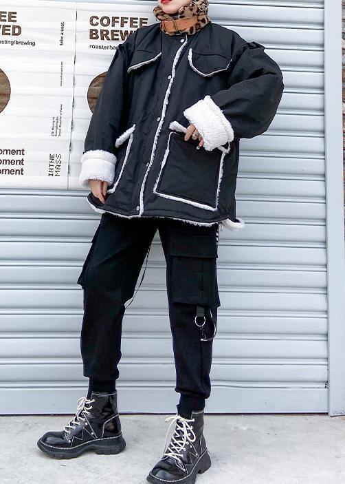 Italian black Fine clothes For Women Outfits patchwork leopard tie waist coats - SooLinen