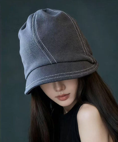 Sombrero de pescador japonés de algodón con cordón negro