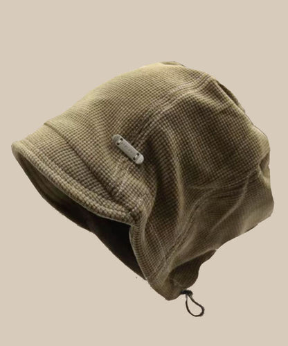 Sombrero de pescador japonés de algodón con cordón negro