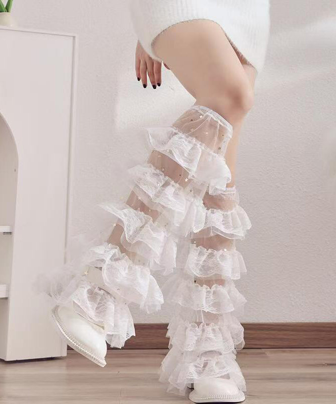 Japanische, süße Spitzen-Beinstrümpfe