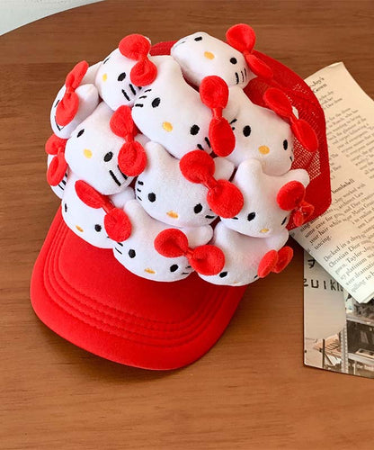 Koreanische Version Rote Niedliche Baseballkappe