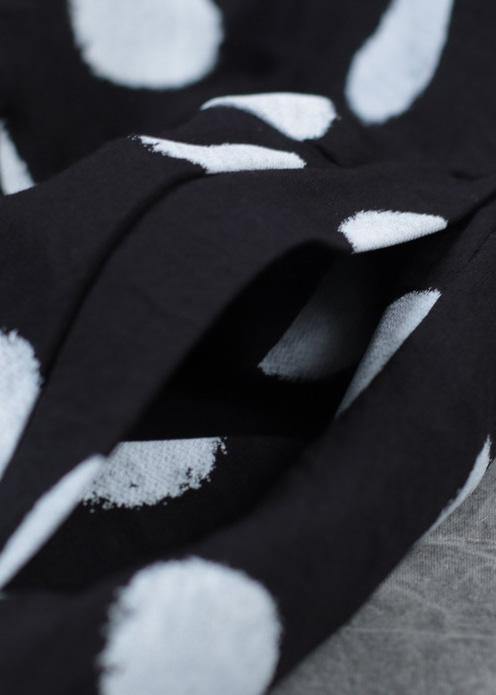 Literary retro elastic waist circle casual pants personality nine pants women - SooLinen