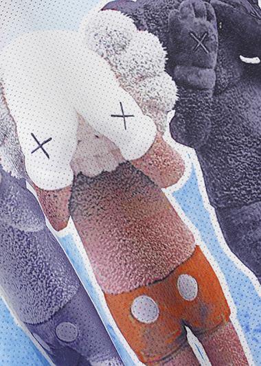 Loose Cartoon print blended tunics for women short sleeve loose summer Dress - SooLinen