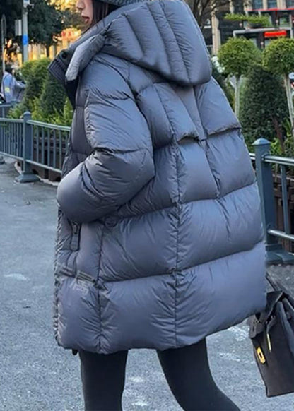 Parkas de invierno desmontables con bolsillos sueltos de color café y patchwork a cuadros