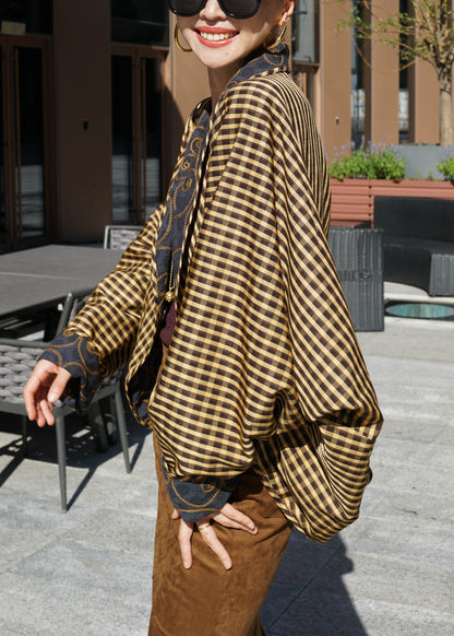 Locker geschnittene, marineblaue Baumwollstrickjacke mit beidseitiger Stickerei und Fledermausärmeln