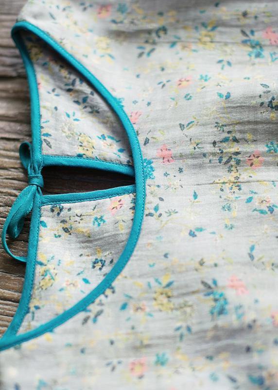 Loose O-Neck Patchwork Summer Quilting Dresses Wardrobes Print Dresses - SooLinen