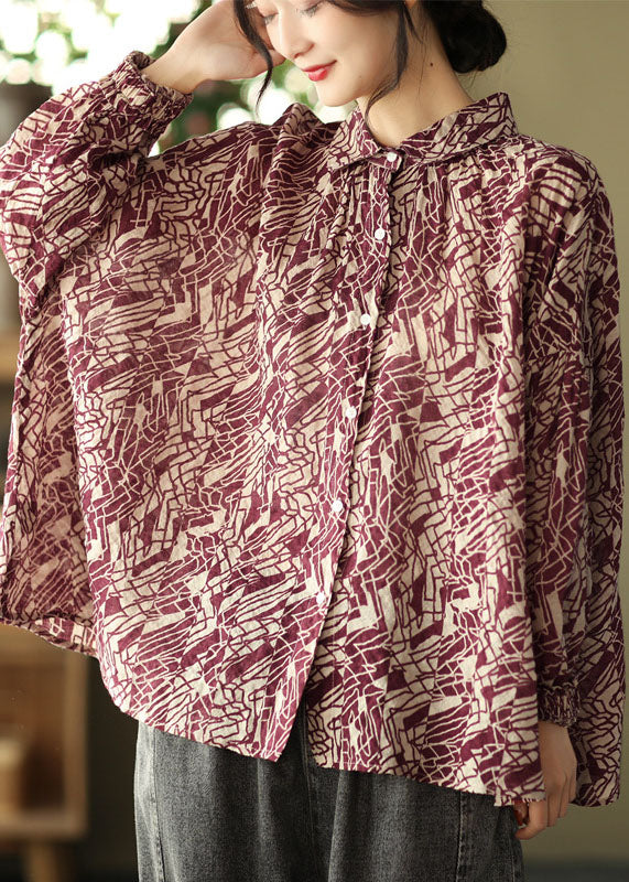 Lockeres schwarzes Hemd mit Peter-Pan-Kragen und Knopfleiste