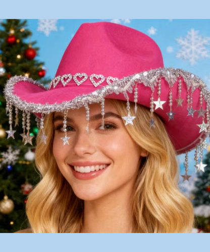 Love Tassel Decorative Hat Fashion Retro Hat Day Women