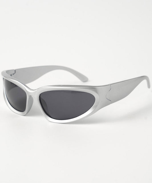 Men Silk Resin UV Protection Cat Eyes Sunglasses