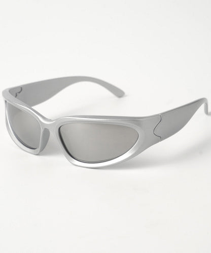 Men Silk Resin UV Protection Cat Eyes Sunglasses