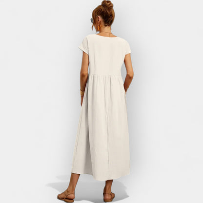 Light Cotton Dress with Pockets
