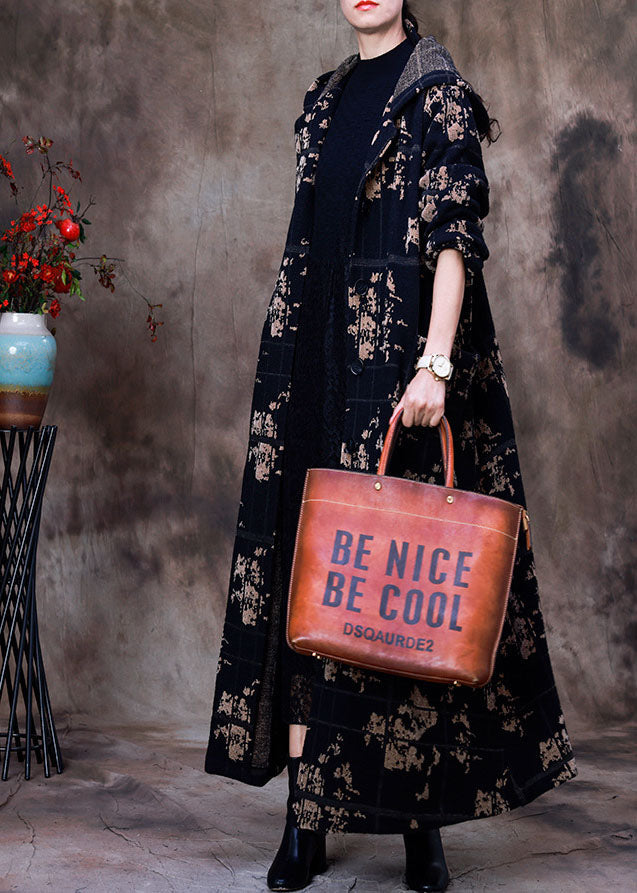 Moderne gelbe Jacquard-Knopf-Kapuzen-Velours-Trenchcoats Frühling