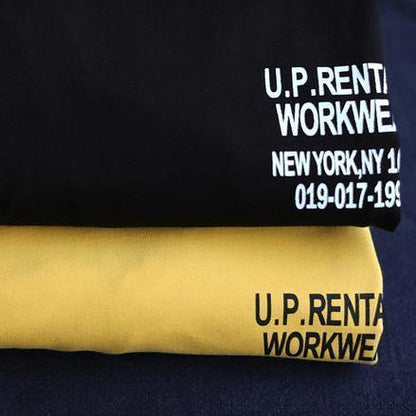 Modern black Letter clothes For Women hooded patchwork oversized tops - SooLinen