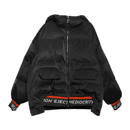 Modern red Letter clothes For Women o neck asymmetric silhouette top - SooLinen