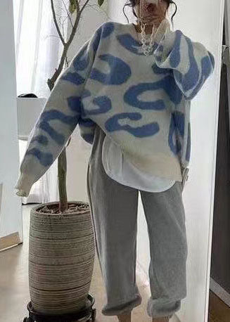 Moderne gelbe lose Nagelperlen Pailletten Herbst Strickpullover