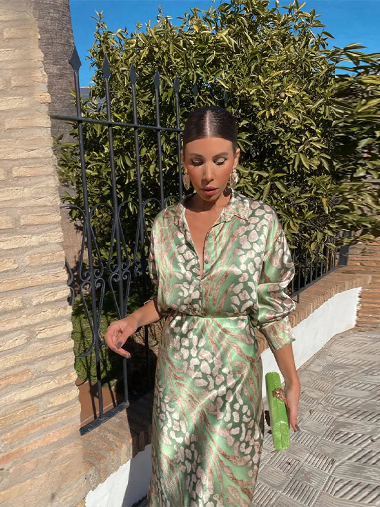 Alva Suede Midi Dress