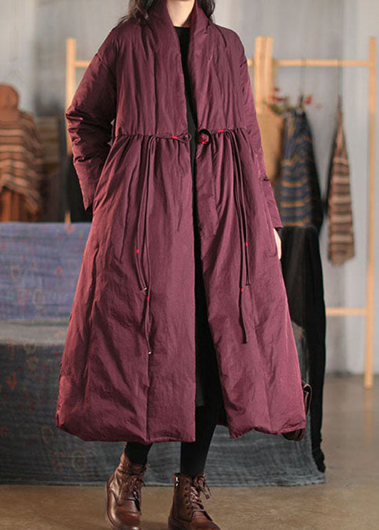 Mulberry Patchwork Duck Daunenmantel Button Winter