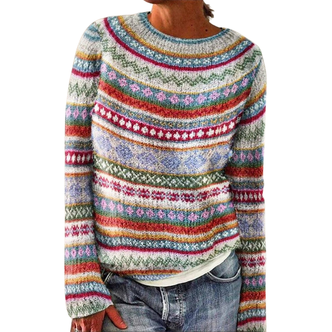 Suéter elegante y atemporal