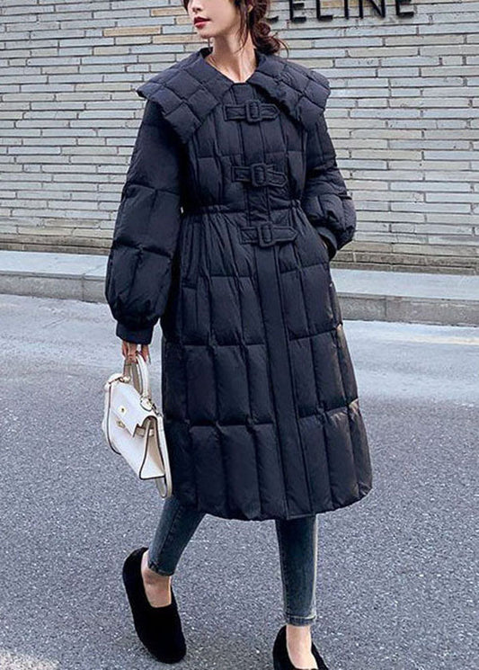 Natürliche Hellblau Peter Pan Kragen Dicke Ente Unten Canada Goose Cinch Mäntel Winter