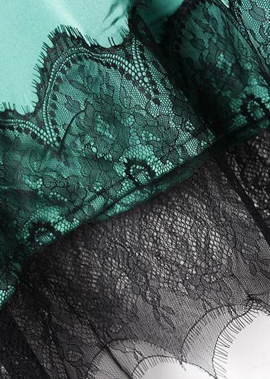 Natural white patchwork cotton tunic pattern alphabet prints long summer Dress - SooLinen