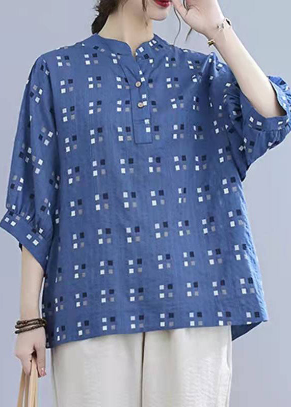 Natürliche O-Ausschnitt Rüschen Kranich Tops Design Orange Bluse