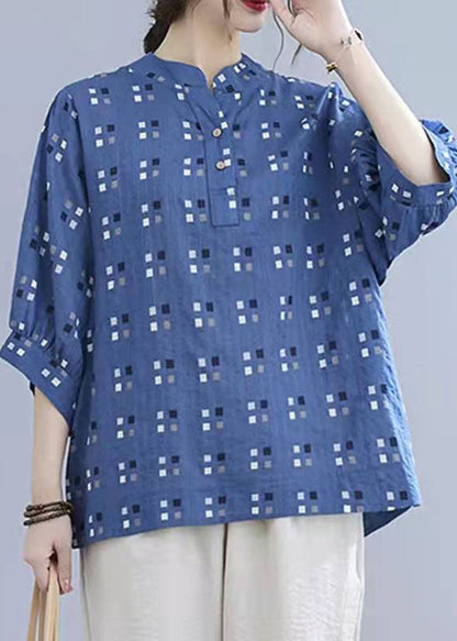 Natürliche O-Ausschnitt Rüschen Kranich Tops Design Orange Bluse