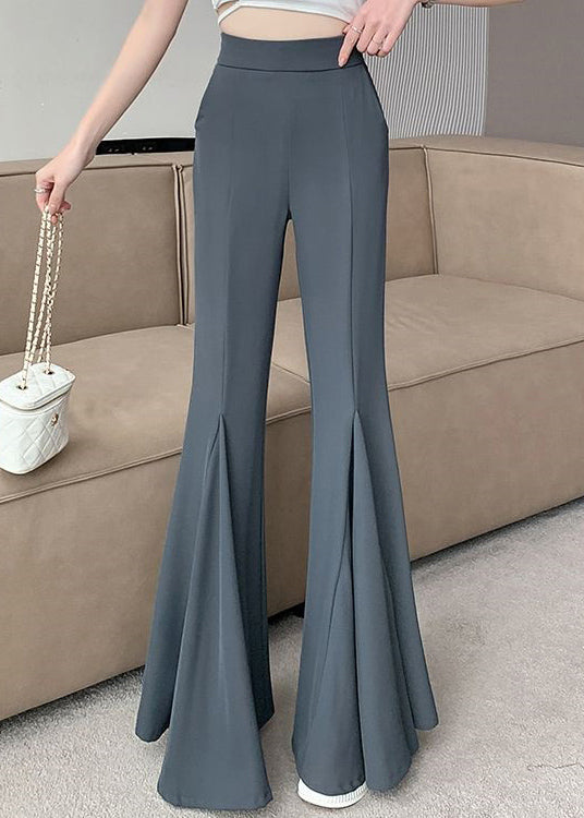 New Apricot High Waisted Pockets Flared Pants Summer