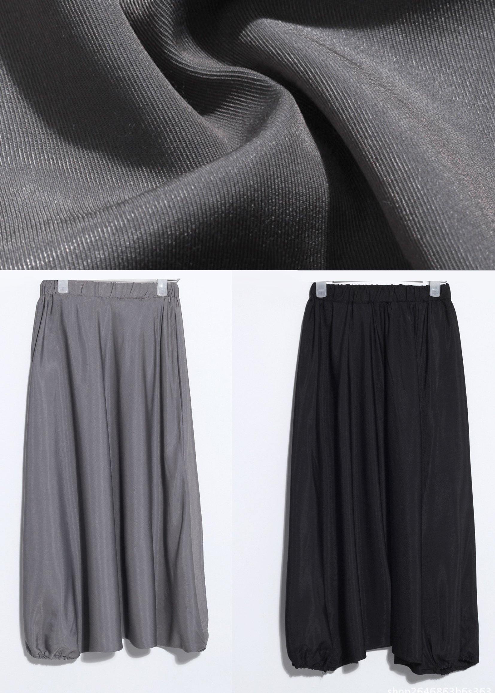 New Black Casual Loose Low Crotch Harem Pants - SooLinen