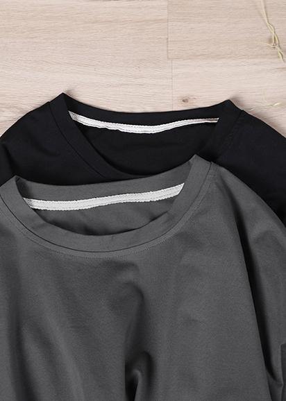 New Black O-Neck Pockets Sweatshirt Streetwear - SooLinen