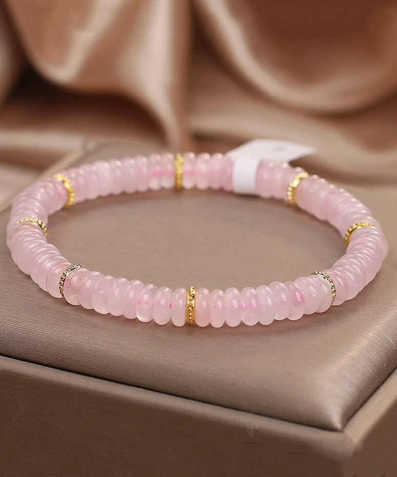 New Chinese Green Jade Abacus Bead Bracelet