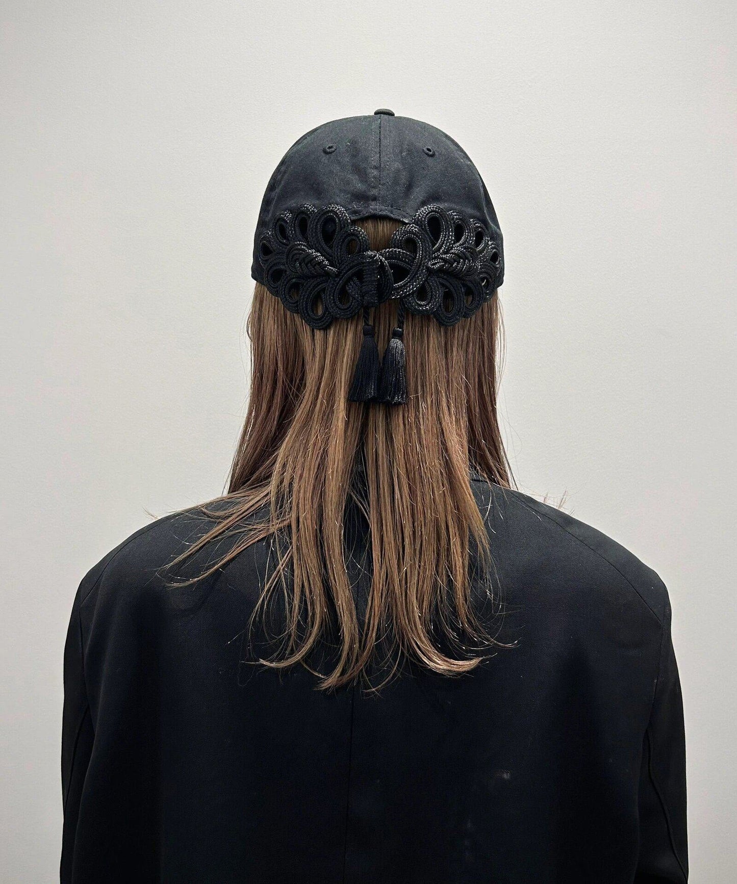 New Chinese Style Green Oriental Button Tassel Baseball Cap Hat