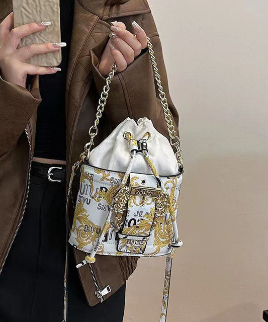 Neue modische schwarze Umhängetasche mit Kettenmuster