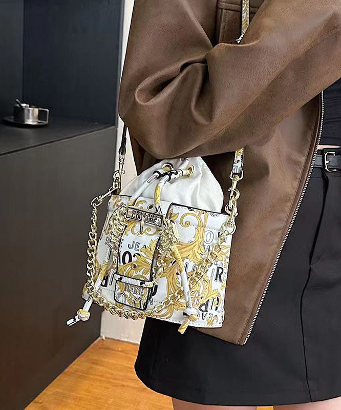 Neue modische schwarze Umhängetasche mit Kettenmuster