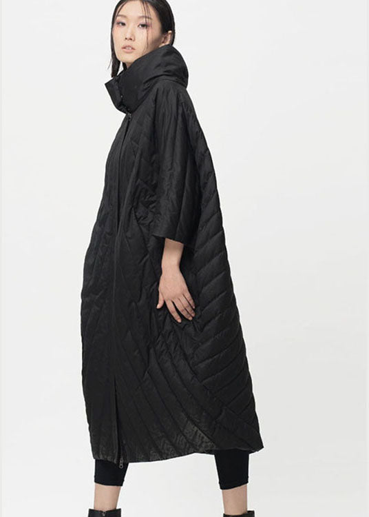 Neu Grün Stehkragen Lose Taschen Dicke Winter Ente Unten Mäntel