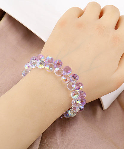 Neues hellgrünes Teleskop-Charm-Armband aus Kupferlegierung mit Kristallen