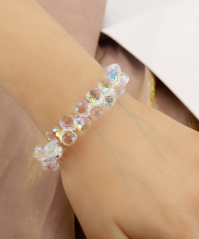 Neues hellgrünes Teleskop-Charm-Armband aus Kupferlegierung mit Kristallen