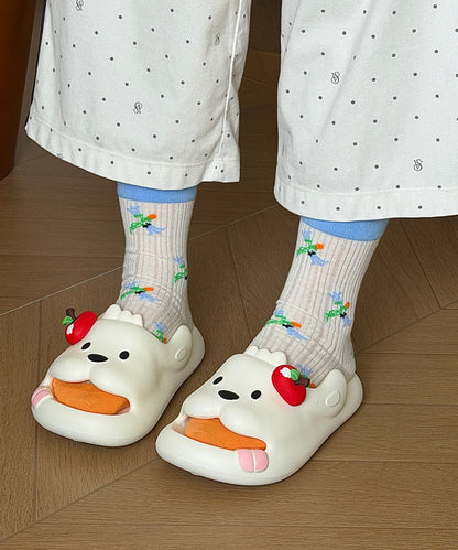 New Lightweight Breathable Jacquard Mid Calf Socks