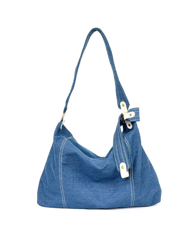 New Navy Large Capacity Denim Shoulder Bags