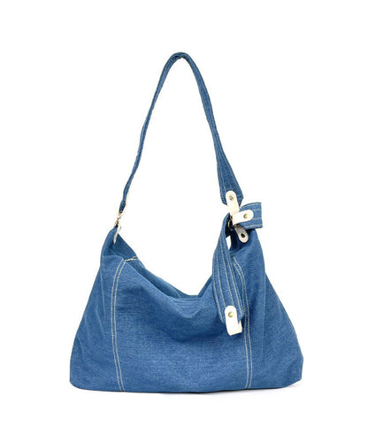 New Navy Large Capacity Denim Shoulder Bags
