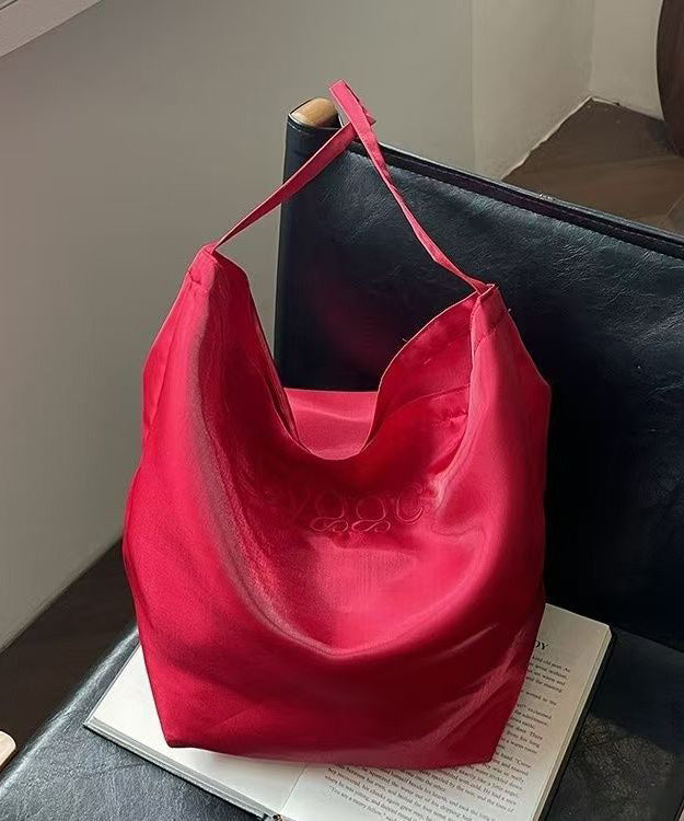 New Pink Embroidered Large Capacity Shoulder Bags