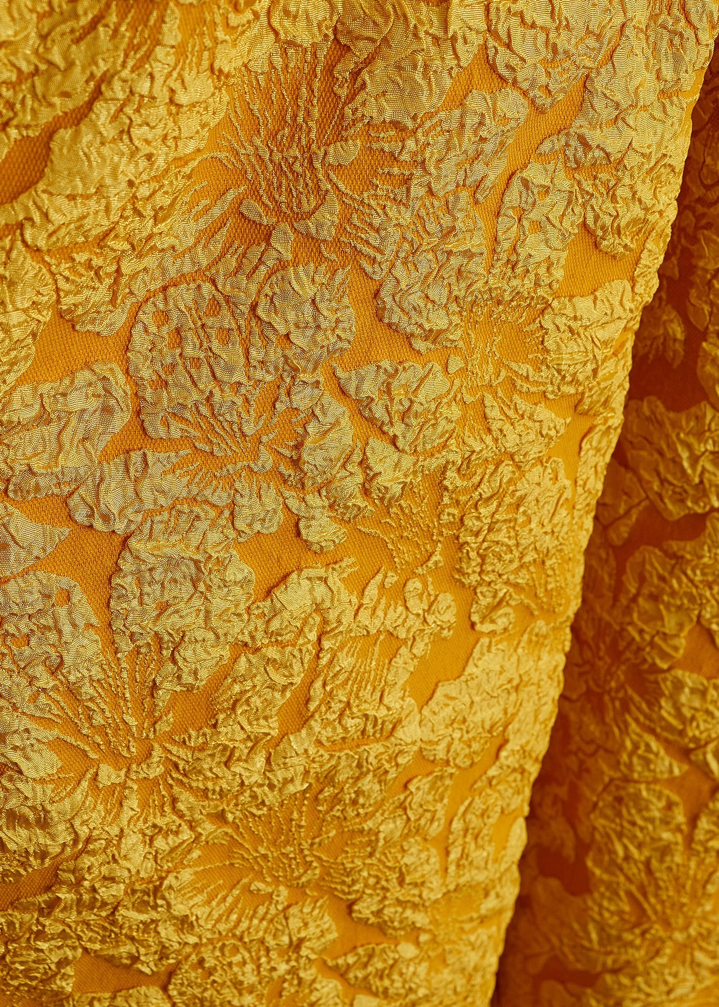 Neues Retro-Zweiteiler-Set aus goldener Jacquard-Seide, ärmellos