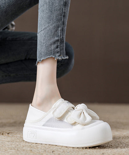 Nuevos zapatos casuales de tabla con velcro en color rosa