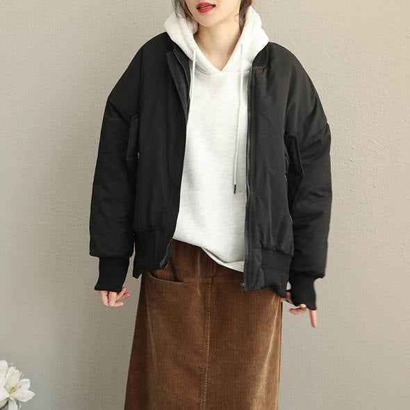 Neue Frauen Casual Verdicken Kurzen Mantel Lose Winter Jacke Q1916