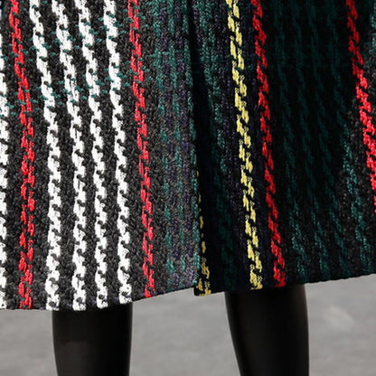 Neu Schwarzer Wintermantel übergroßer gekerbter Rücken offener Maximantel Damentaschen Patchwork lange